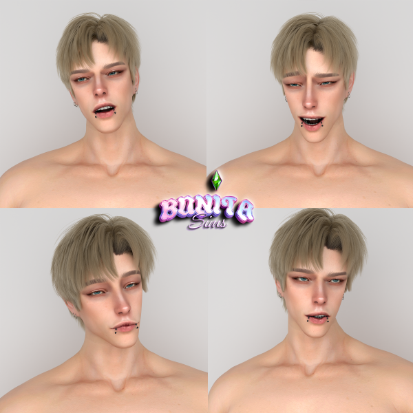Mix [BNTS]Facial expression 5 by simsfinds - The Sims 4 Custom Content
