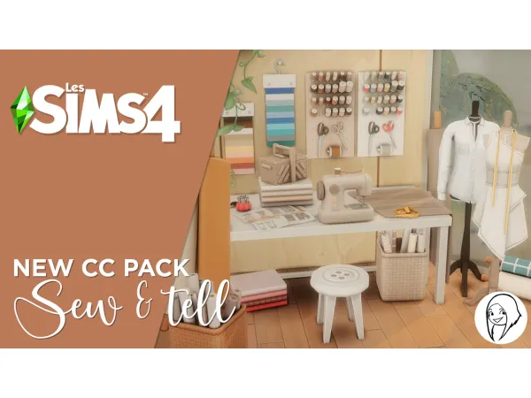 Maxis Match Sew Tell set by simsfinds - The Sims 4 Custom Content