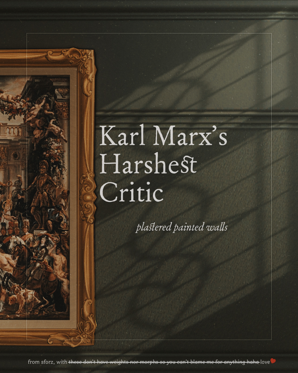 Maxis Match karl marxs harshest critic plastered painted walls by simsfinds - The Sims 4 Custom Content