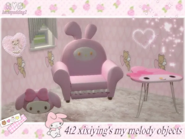 4t2 xixiyingu2019s melody objects by haraspudding2 - The Sims 2 Custom Content