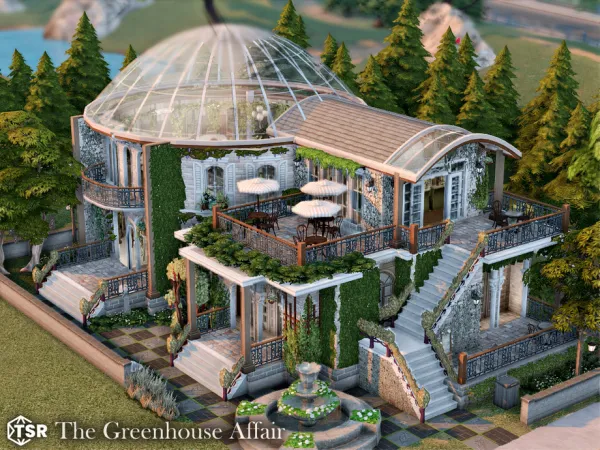 Maxis Match The Greenhouse Affair l noCC by simzmora - The Sims 4 Custom Content