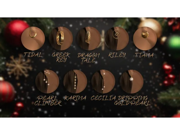 4t2 GiuliettaSims Earrings Set by simsfinds - The Sims 2 Custom Content