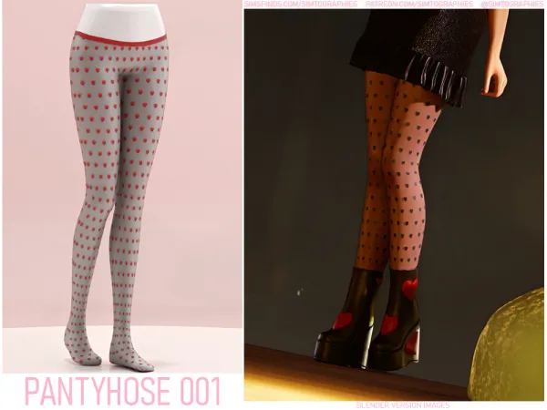Mix Pantyhose 001 (All Ages) by simtographies - The Sims 4 Custom Content