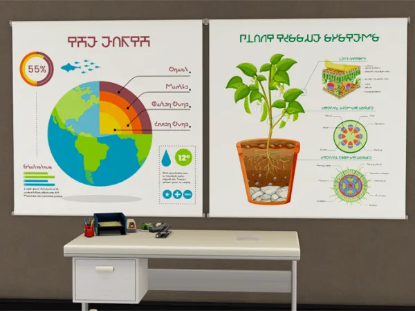 School Posters on Color Me Sold by deedee - The Sims 2 Custom Content