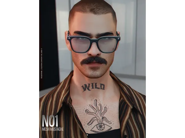 Mesh Mustache N01 | Pack Ginger (FREE)