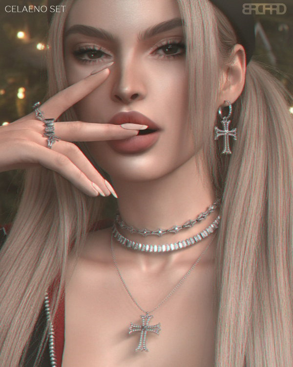 Alpha CELAENO SET by simsfinds - The Sims 4 Custom Content