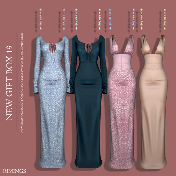 Alpha [RIMINGS] NEW GIFT BOX 19 by simsfinds - The Sims 4 Custom Content