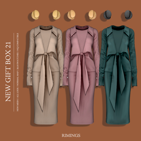 Alpha [RIMINGS] NEW GIFT BOX 21 by simsfinds - The Sims 4 Custom Content