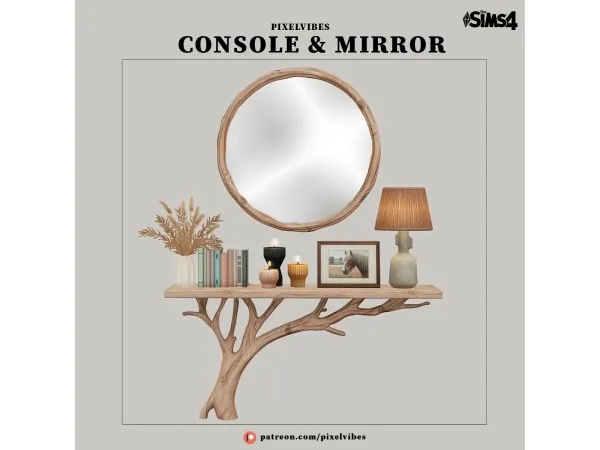 Mix Console Mirror - The Sims 4 Custom Content