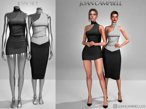 Alpha JESSY SET by thesimsresource - The Sims 4 Custom Content