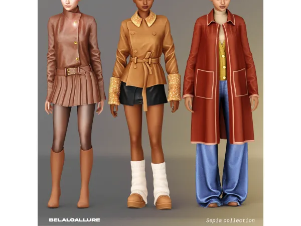 Belaloallure_Sepia cc collection