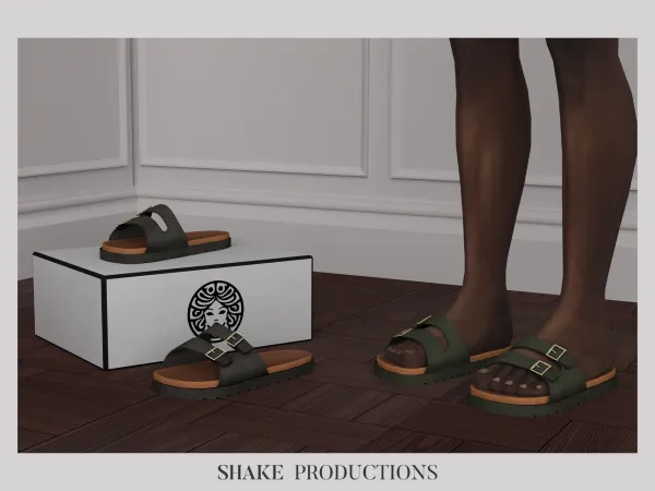 Alpha Jaxon Set Sandals (Male) by shakeproductions - The Sims 4 Custom Content