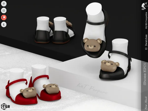 Mix Shoes KP01 Toddler by thesimsresource - The Sims 4 Custom Content