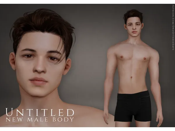 Alpha Untitled SKIN SKINOVERLAY tray files by oneofthesedays - The Sims 4 Custom Content