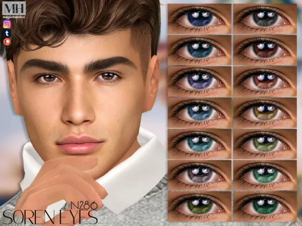 Alpha Soren Eyes N286 - The Sims 4 custom content