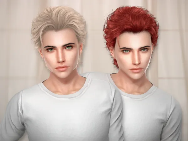 Alpha Daniel Hairstyle by modcollective - The Sims 4 Custom Content