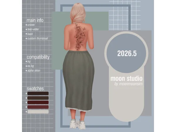 Mix tattoo 2026.5 - The Sims 4 custom content