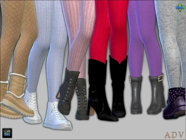 Maxis Match Tights for adults - The Sims 4 Custom Content