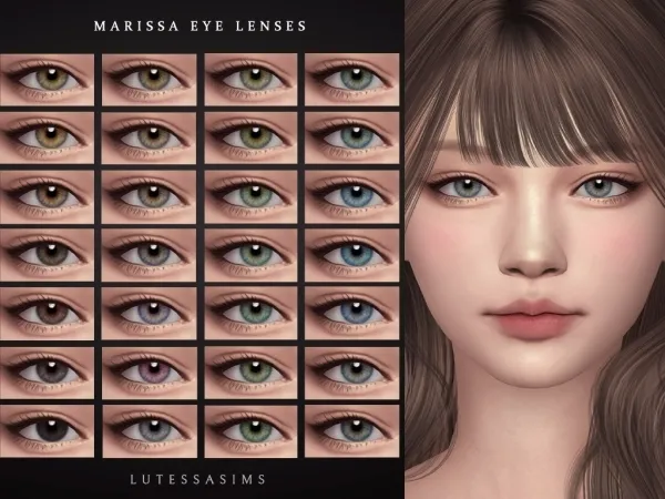 Alpha Marissa Eye Lenses - The Sims 4 custom content