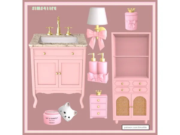Mix Ribbon set by Sims41ife - The Sims 4 Custom Content