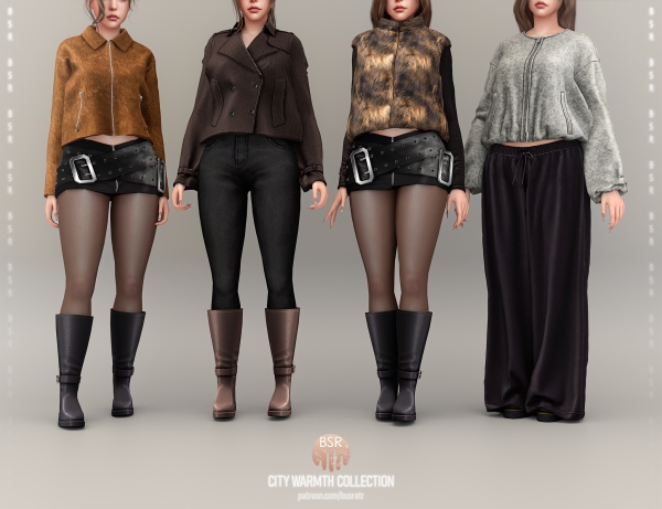 Alpha City Warmth Collection 6 Pieces by busratr - The Sims 4 Custom Content