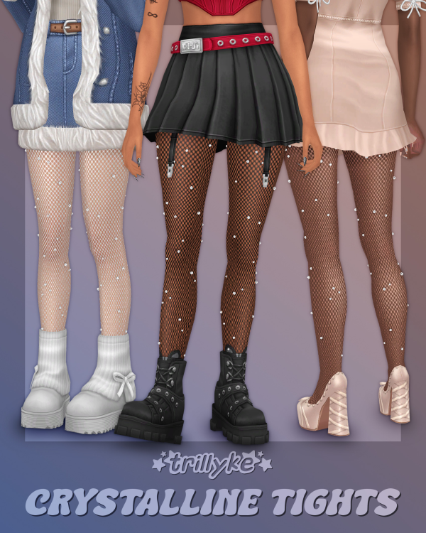 Maxis Match Crystalline Tights by simsfinds - The Sims 4 Custom Content