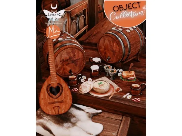 Mix Alfheim Meal Collection Collab with Lunare Scenes - The Sims 4 Custom Content