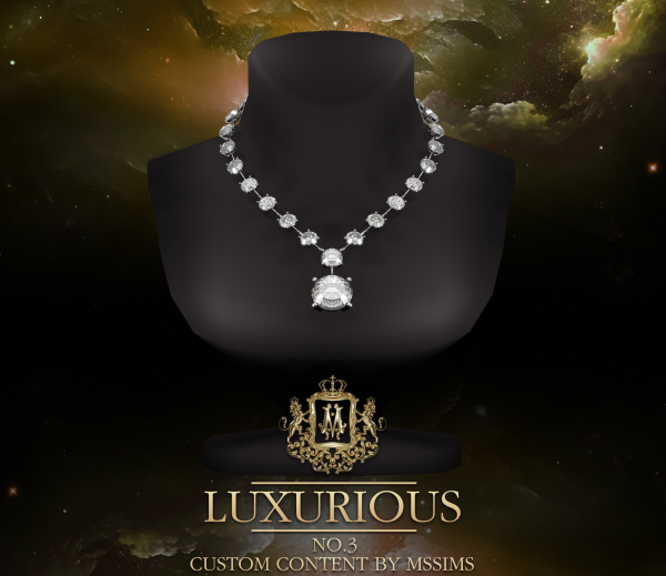 Alpha LUXURIOUS NO3 NECK by simsfinds - The Sims 4 Custom Content