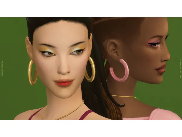 Maxis Match BEATRIZ EARRINGS by simsfinds - The Sims 4 Custom Content