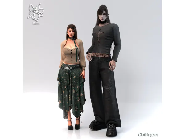 GUTTED ANGELS - CLOTHING SET by tauve