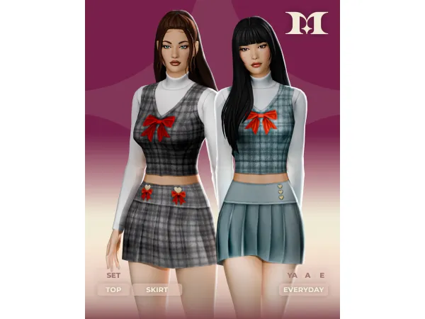 Maxis Match Ivy Vest y milliancc - The Sims 4 custom content