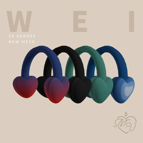 Maxis Match Wei Ear Muff by simsfinds - The Sims 4 Custom Content