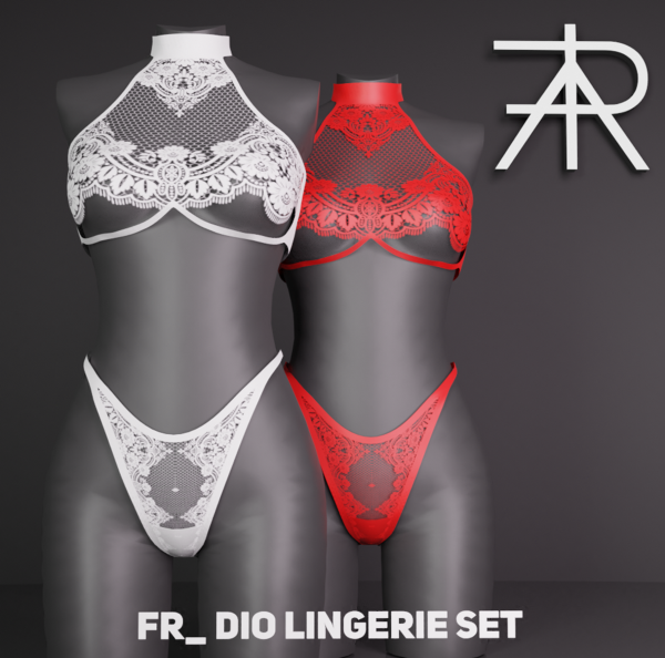 Alpha FR_ Dio Lingerie Set by freys4 - The Sims 4 Custom Content