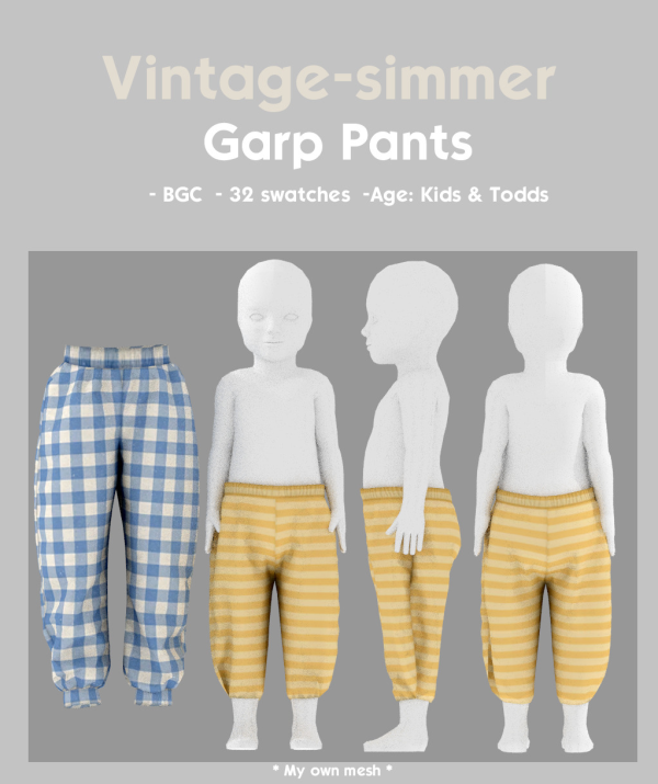 Maxis Match Garp Pants simmer by simsfinds - The Sims 4 Custom Content