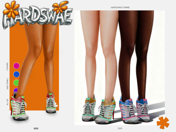 Alpha [RESIDE X HARDSWAE] Nia ThrowBack Collection ✪. by simsfinds - The Sims 4 custom content