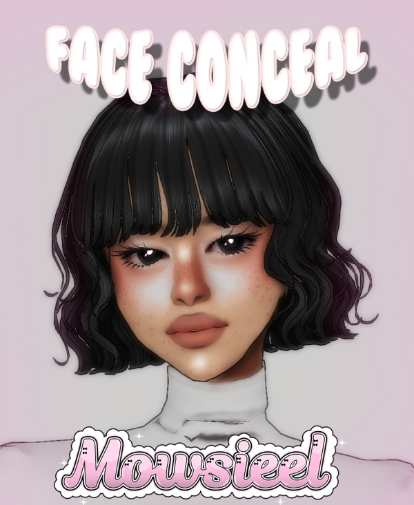 Maxis Match (MW) FACE CONCEAL by simsfinds - The Sims 4 Custom Content