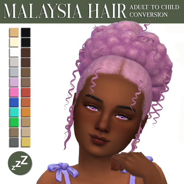 Maxis Match ORCHIONA HAIR CONVERSIONS sims by simsfinds - The Sims 4 Custom Content