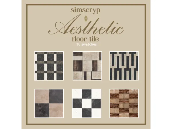 Alpha simscryp aesthetic floor tile - The Sims 4 Custom Content