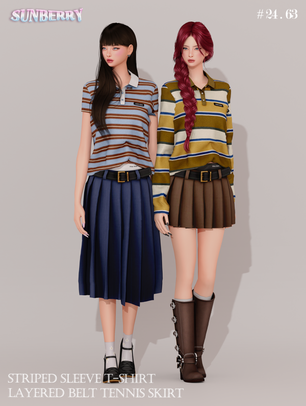 Alpha [SUNBERRY]2463_FW Miu Miu Collection by simsfinds - The Sims 4 Custom Content