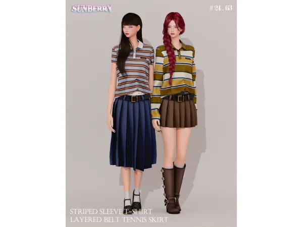 Alpha [SUNBERRY]2463_FW Miu Miu Collection - The Sims 4 Custom Content