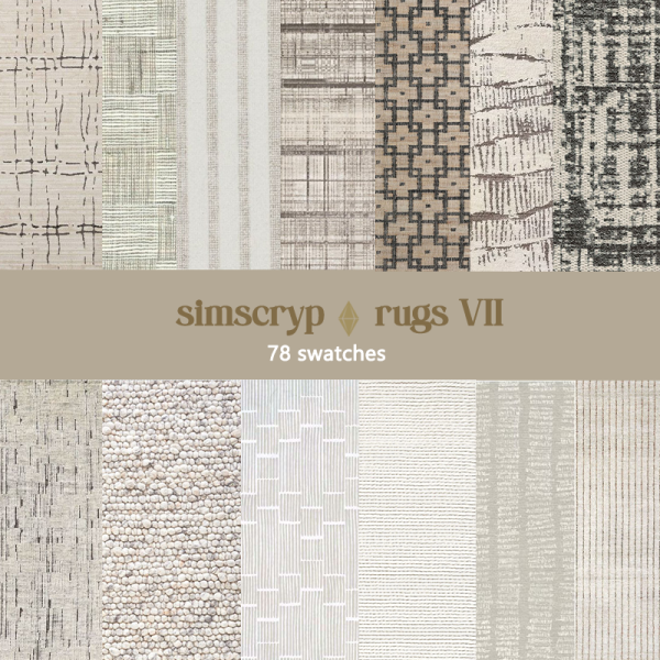 Alpha simscryp rugs VII by simsfinds - The Sims 4 Custom Content
