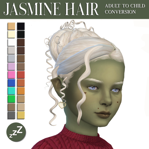 Maxis Match ORCHIONA HAIR CONVERSIONS sims by simsfinds - The Sims 4 Custom Content