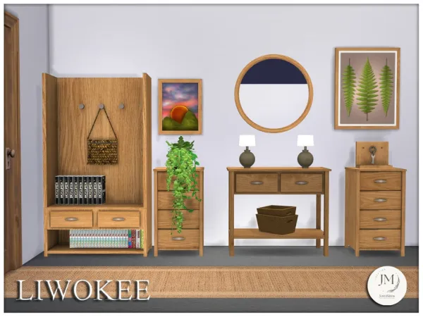 Maxis Match Liwokee entry set by thesimsresource - The Sims 4 Custom Content