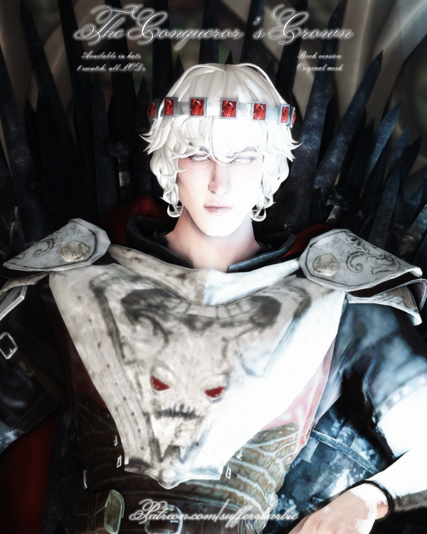 Mix The Conqueror's Crown Unisex Accessory by simsfinds - The Sims 4 Custom Content