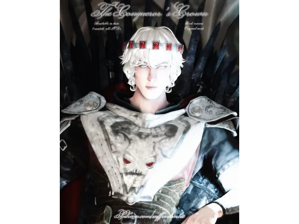 The Conqueror's Crown | TS4 Unisex Accessory by sufferrbarbie