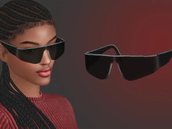 Alpha Kiara shiels sunglasses - The Sims 4 Custom Content