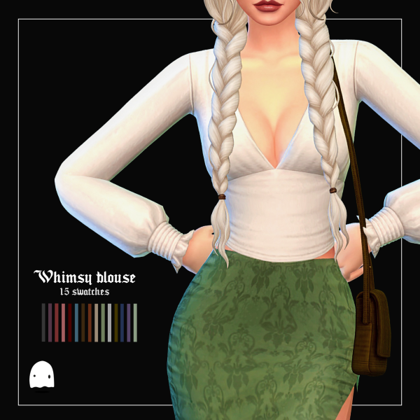 Maxis Match Feronia top by simsfinds - The Sims 4 Custom Content