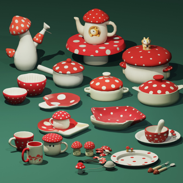 Maxis Match Toadstool Delights Set by simsfinds - The Sims 4 Custom Content