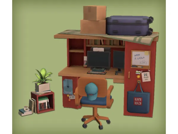 jacky93sims Onceuponeitaim Worknest - The Sims 2 Custom Content