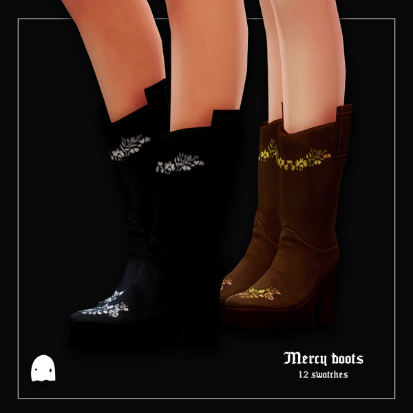 Maxis Match Feronia Boots by simsfinds - The Sims 4 Custom Content